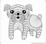 Zentangle Perro Frei Hundekopf Tareitas sketch template