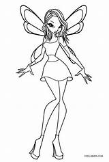 Winx Coloring Pages Printable Club Drawing Musa Cool2bkids Getdrawings sketch template