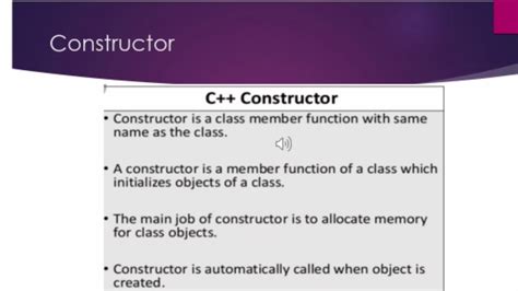 constructor  destructor explanation youtube