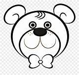 Coloring Bear Teddy Pages Face Clipart Pinclipart Report sketch template