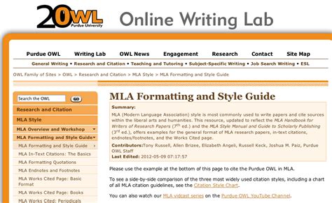 purdue owl   edition title page   text citations