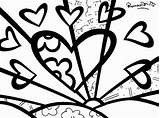 Britto Romero Coloring Pages Para Arte Brito Colorir Template Google Colorear Pop Color Heart Plastique Ecole Sketch Getcolorings Getdrawings Sheet sketch template