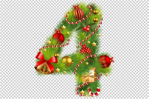 achristmas number anew year style vector illustration isolated
