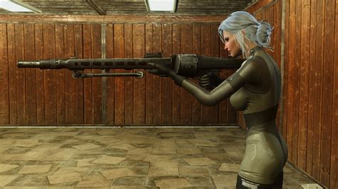 Скачать Fallout 4 Пулемет Mg42 Геймплей