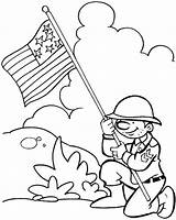 Coloring Medal Honor Pages Getcolorings Veteran sketch template