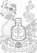 Coloring Chanel Coloriage Perfume Bottle Pages Paris Adult Bottles Parfum Getdrawings Getcolorings Adulte Color Dior Dessins Drawing sketch template