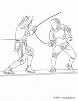 Fencing Esgrima Hellokids Deportes Escrime Escrimeur Jeux Olympiques Esportes Ninos sketch template