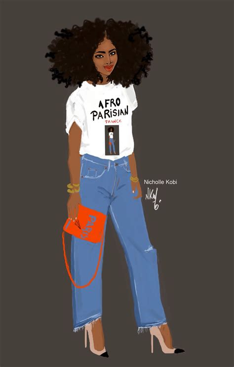french artist nicholle kobi brings black girl magic to