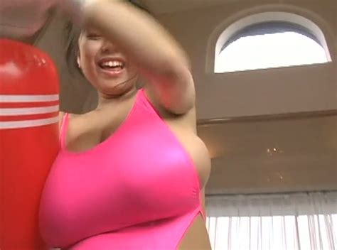 shiny and amazingly busty japanese babe fuko stuns with her boobs