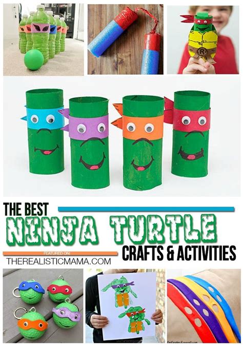 tmnt games activities crafts  realistic mama turtle