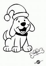 Coloring Christmas Pages Dog Colouring Puppy Kids Print Printable Sheets Happy Cute Kidspot Santa Pup Nz Popular Draw A3 Online sketch template