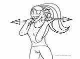 Undertale Coloring Undyne Xcolorings sketch template