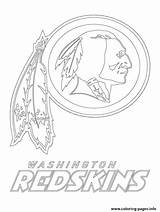 Redskins Coloring Logo Washington Pages Football Color Printable Drawing Bay Packers Seahawks Green Sport Helmet Florida Print Nfl Seattle Supercoloring sketch template