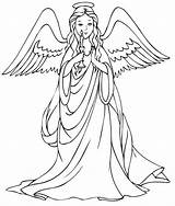 Angel Printable Angels sketch template