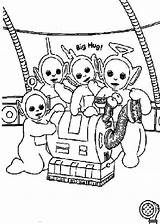 Teletubbies Noo Coloring House Keeper Their sketch template