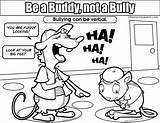 Bullying Coloring Pages Anti Colouring Bully Buddy Verbal Para Colorear Clipart Resolution Imagenes Color Printable Safety Clip High Elementary El sketch template