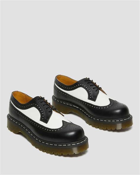 bex smooth leather brogue shoes dr martens