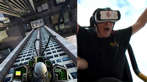 Dare Devil Dive Virtual Reality Roller Coaster Pov New Revolution Six
