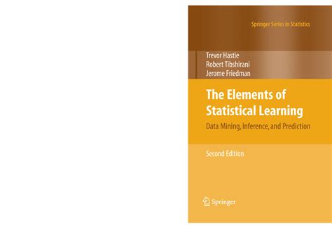 elements  statistical learning springer series  statistics trevor