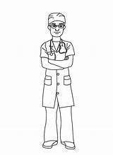 Nurse Male Drawing Coloring Pages Doctor Nursing Colouring Cartoon Getdrawings Books Appreciation Hospital Book アクセス Choose Board Adult sketch template