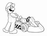 Coloring Pages Kart Go Popular sketch template