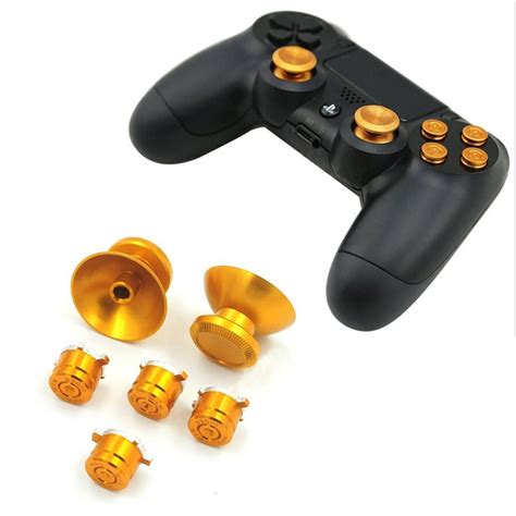buy metal  analog joystick thumb stick grips capsbuttons replacement repair parts  sony