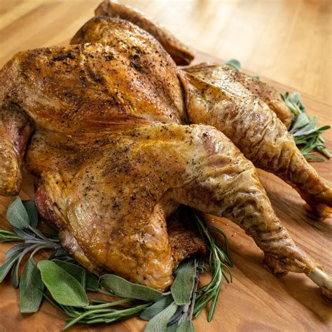 spatchcock d roast turkey by alton brown roasted turkey roast turkey