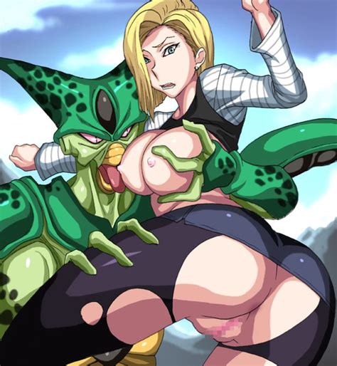 684916 Android 18 Cell Dragon Ball Z Dragonball Z