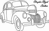 Chrysler Stallion sketch template
