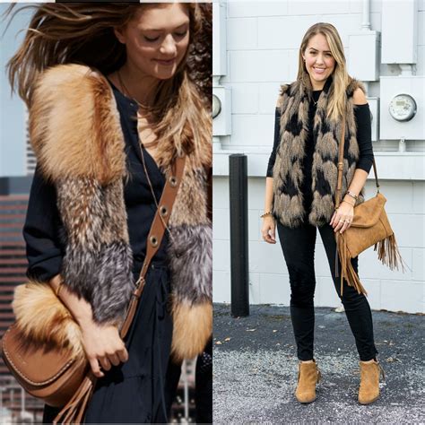 todays everyday fashion faux fur vest  ways js everyday fashion