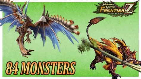 frontier exclusive monsters   mhf  youtube