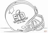 Coloring Pages Bowl Super Football Helmet Logo Falcons Atlanta Panthers Printable Drawing Carolina Broncos Denver Trophy Seahawks Clipart Color Superbowl sketch template