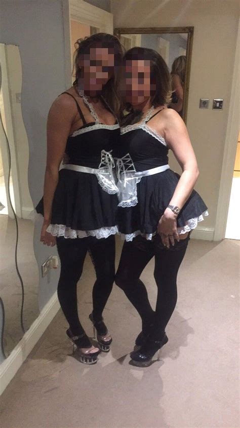 Twisted Parties French Maids Dressed Up To Serve Your Food Drinks