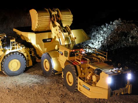 rh underground mining loader cashman equipment