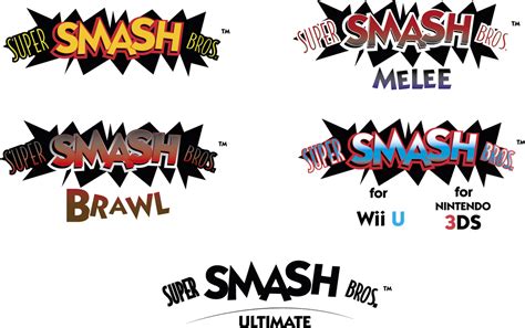 super smash bros logos ssb  custom style  cristiandarkradx