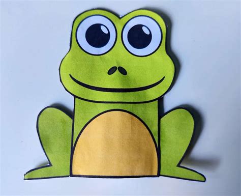 frog puppet template