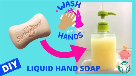 diy liquid hand soap easy steps homemade hand wash  bar soap