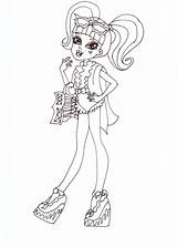 Draculaura Monster High Coloring Printable Pages Sheet Swim Class Dolls Beach Shores Skull Gloom After sketch template