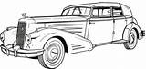 Cadillac Eldorado sketch template