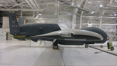 drones  rare glimpse  sophisticated  spy plane bbc news