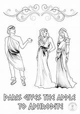 Gods Goddesses sketch template