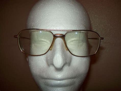 vintage old man eye glasses gold frames labeled stetson 178 etsy