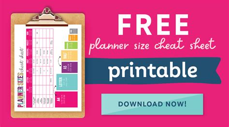 planner sizes  ultimate guide