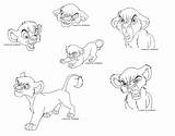 Vitani Lion King Pages Coloring Cub Paint Kopa Ver Lineart Deviantart Nuka Template sketch template