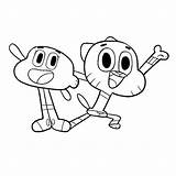Gumball Amazing Coloring Pages Books Categories Similar Printable sketch template