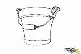Bucket Draw Drawingnow Step Coloring sketch template