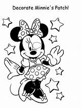 Coloring Minnie Mouse Bow Pages Printable Eye Sheets Patch Colouring Book Kids Toons Birthday Getdrawings Getcolorings sketch template