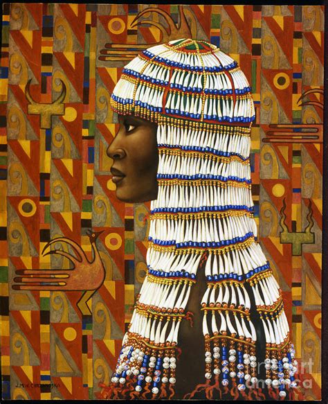 nubian princess painting  jane whiting chrzanoska fine art america