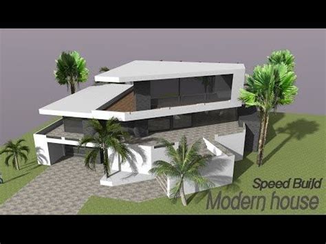 google sketchup speed building modern house modern buildings modern house architecture