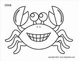 Crab Caranguejo Firstpalette sketch template